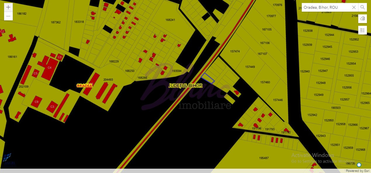 Teren intravilan constructii ,suprafata 644 mp.,Cartierul Balcescu/Oradea