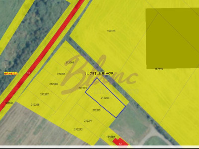 Teren intravilan  859 mp. pentru spatiu com. si locuinta , Cartier Balcescu